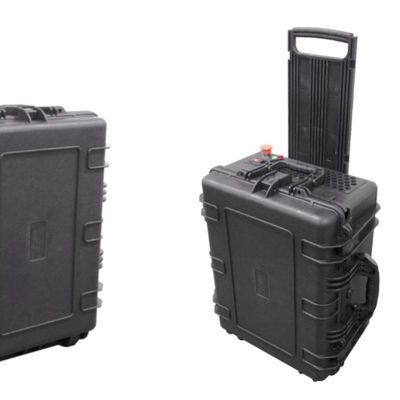 100W 35000mm آلات التنظيف بالليزر تبريد الهواء
