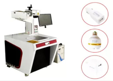 آلة النقش بالليزر 10 μrad غير المعدنية 100 كيلو هرتز UV