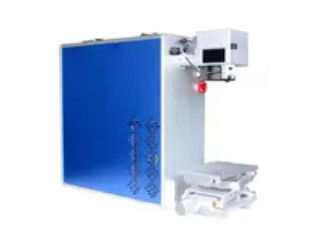 FDA 0.01mm محمول 20W ألياف الليزر آلة وسم