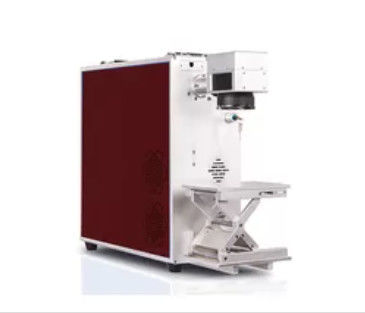 FDA 0.01mm محمول 20W ألياف الليزر آلة وسم