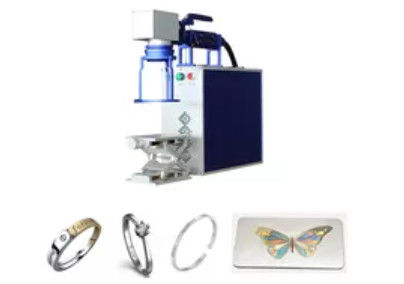 Mopa Color Metal 50W 3D فايبر ليزر آلة وسم