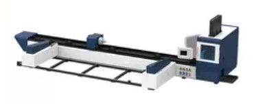 مزدوجة هوائي تشاك 6500mm CNC آلة قطع أنبوب الليزر