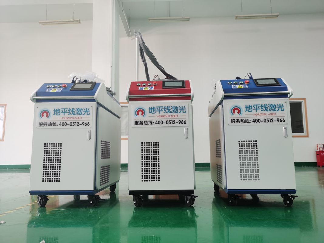 1000W 1080nm الليزر المحمولة آلة لحام الألياف الليزر معدات اللحام البندول المزدوج
