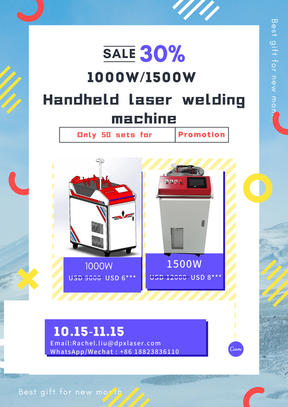 1000W 1080nm الليزر آلة لحام المياه التبريد التداخل المحمولة