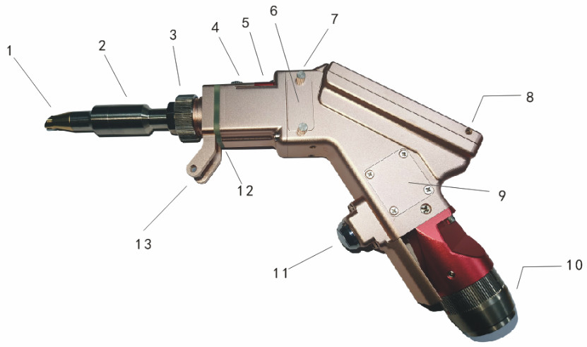 2000W CW آلة لحام الليزر المحمولة 1080nm Maxphotonics مع مرسل الأسلاك التلقائي